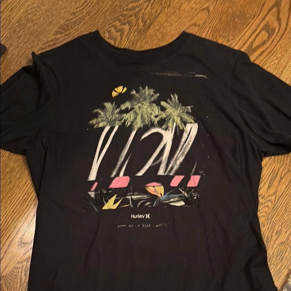 Hurley Black Graphic Tee